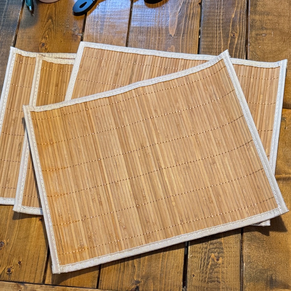 Set of 4 Bamboo Placemats